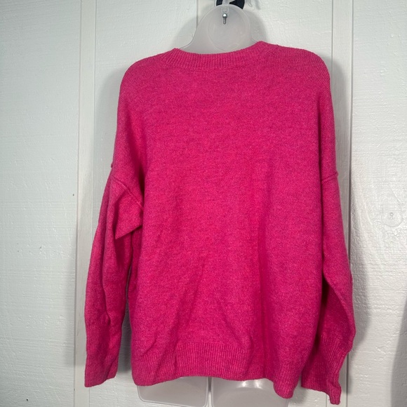 Vince Camuto Women’s Pink Crewneck Sweater Size Large EUC - Picture 7 of 8
